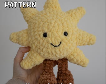 Happy Little Sun Crochet Pattern PDF Pattern *NOT a physical product!*