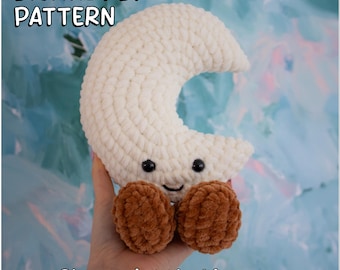 Sleepy Little Moon Crochet Pattern PDF Pattern *NOT a physical product!*