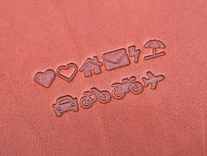 Etui à lunettes en cuir personnalisé, cadeau parfait avec monogramme fait à la main en France Marron image 9