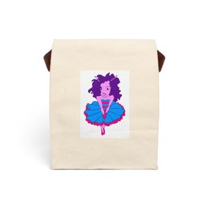 Stylish Canvas Lunch Bag, Eco-Friendly Lunch Tote, Reusable Lunch Bag, Vintage Inspired Lunch Bags, Unique Back to School Gift