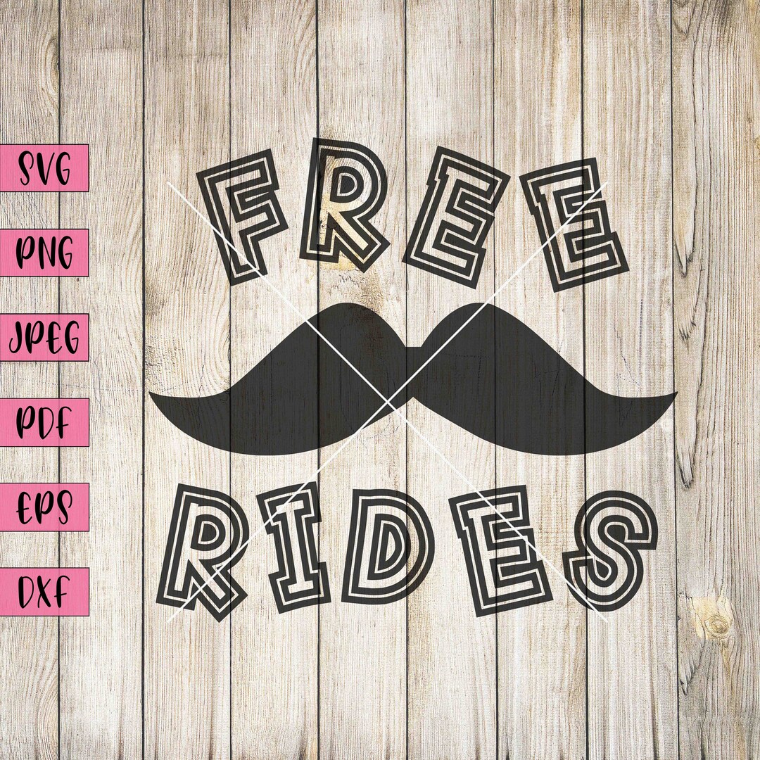 Free Rides, Custom Bumper Sticker, Personalised Car Decal ...