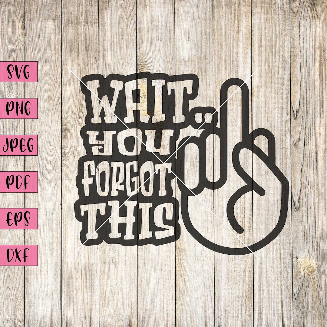 Simple Rude Middle Finger Middle Finger Clip Art: Rude Svg, Funny Mug Design (digital Download ...