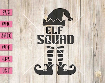 Elf Squad SVG: Christmas Decoration Pattern (Digital Download)
