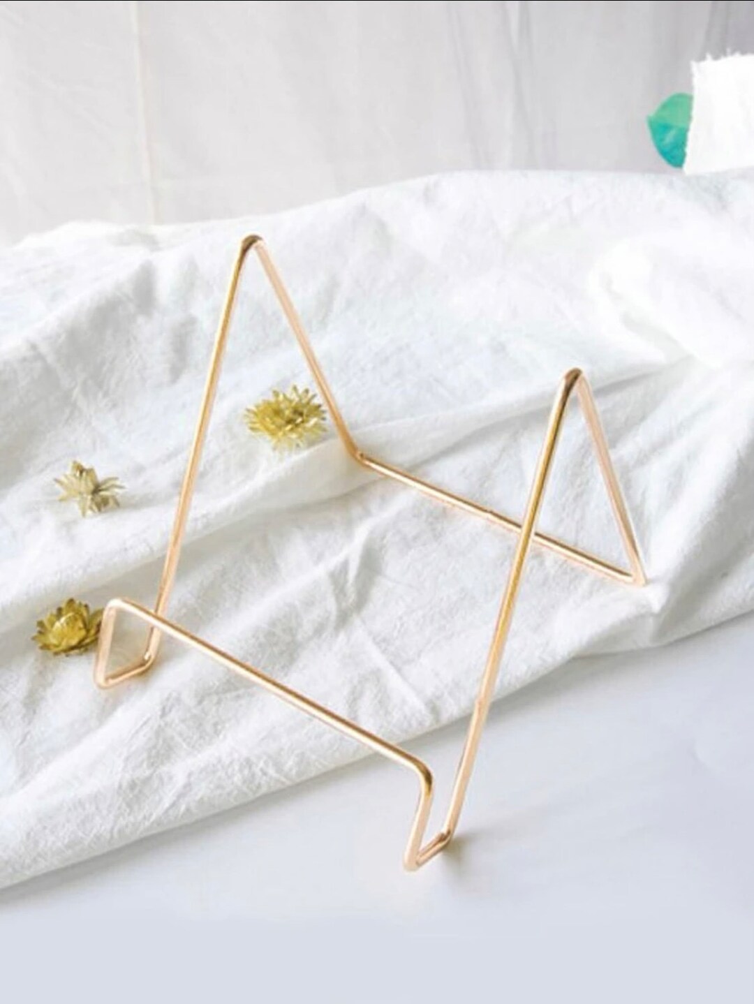 Metal Book End Book Holder Folder Organiser Gold Book Etsy