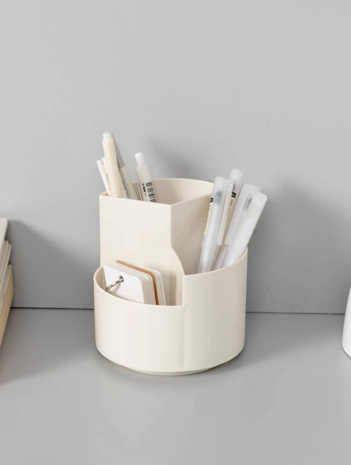 Rotary Pen Storage Pot Spinning Pen Holder Desk Storage Etsy