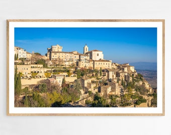 Village of Gordes, Luberon, Provence French Country Decor | European Street Scene Fine Art Photography | Framed Print and Photo Gift