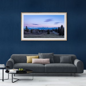 Mont-Blanc Mountain Scenic Landscape in Haute-Savoie French Country | Wall Art | Framed Print | Fine Art Photography | Extra Large Photo image 2