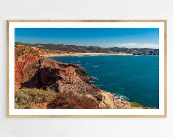 Serene Landscape of Algarve, Portugal | Fine Art Travel Photography | Framed Print and Photo Gift | Art for Home and Modern Wall Decor