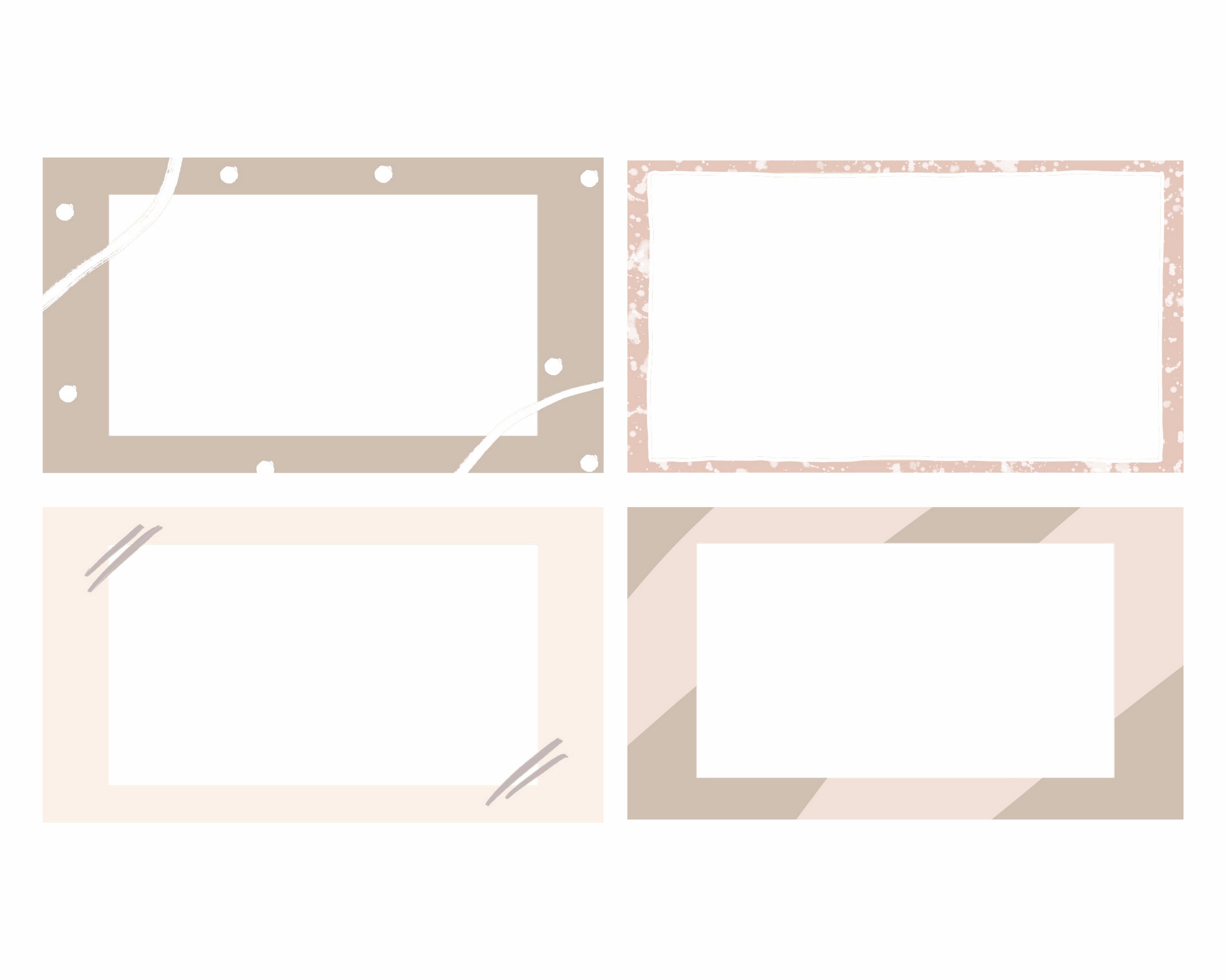 8 VIDEO FRAMES / borders for youtube videos Etsy