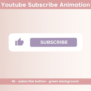 Purple YouTube Subscribe Button Animation (MP4)