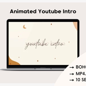 CUSTOM YOUTUBE INTRO - boho youtube intro