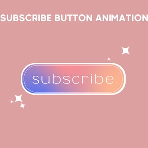 Holographic/Iridescent Subscribe Youtube Animation | Green Background | Animated Subscribe Pop-Up Button | Trendy Youtube Animation