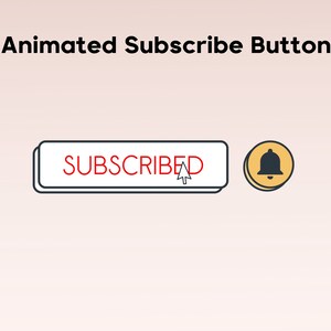 Animated Youtube SUBSCRIBE BUTTON Youtube Subscribe Animation Subscribe ...