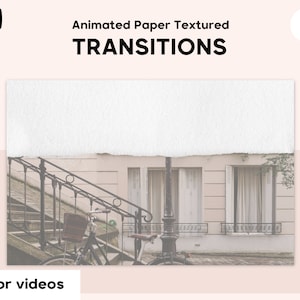 TRANSITIONS VIDÉO PAPIER | Transitions animées pour les vidéos | Montage vidéo