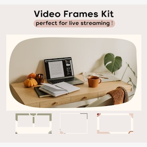 Video Frames and Borders | Youtube Videos Overlay | For Streams, Youtube, Twitch, Podcasts