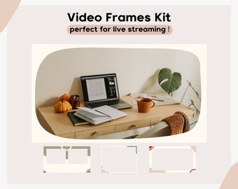 Video Frames and Borders | Youtube Videos Overlay | For Streams, Youtube, Twitch, Podcasts