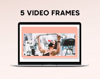 5 VIDEORAMER / ramar för YouTube-videor