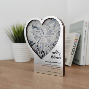 Unique Lovers Award, Love Appreciation Trophy, Valentine Personalised Plaque, Modern Mothers Day Prize, Anniversary Gift For Husband Or Wife