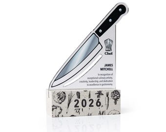 Executive Chef Award, Cooking Competition Trophy, Culinary Trophy, Restaurant Recognition Plaque, Personalized Kitchen Gift