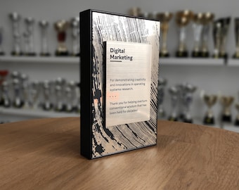 Mitarbeiterannahme-Plakette, Firmenanerkennungsgeschenk, Ausführungspreis, personalisierte Geschäftsanerkennungsplakette