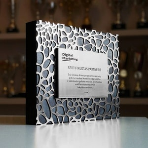 Personalisierte Plakette, individueller Anerkennungspreis, individualisierbare Plakette, personalisierte Holztrophäe