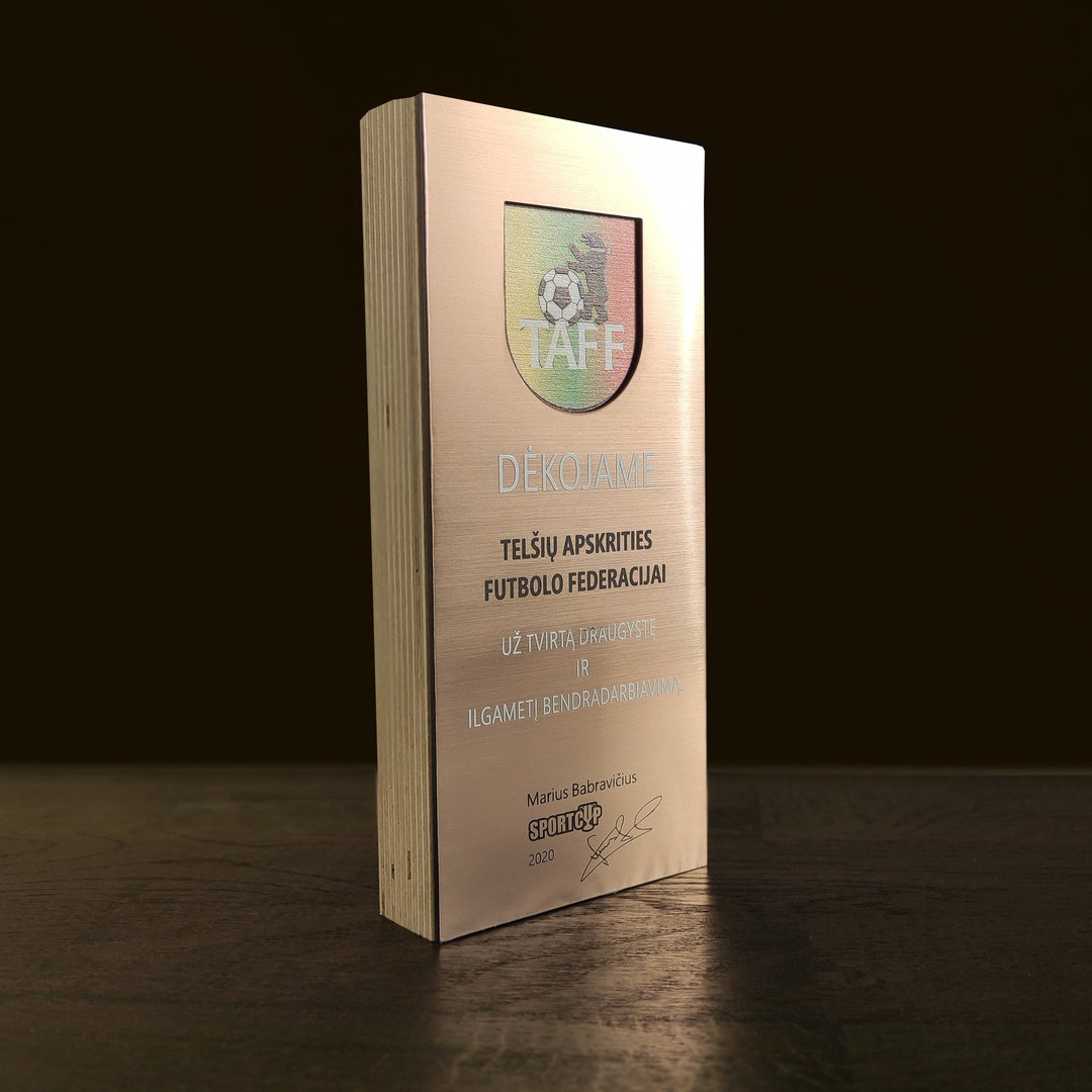 Personalized Wood Plaque, Custom Recognition Award, Customizable Plaque