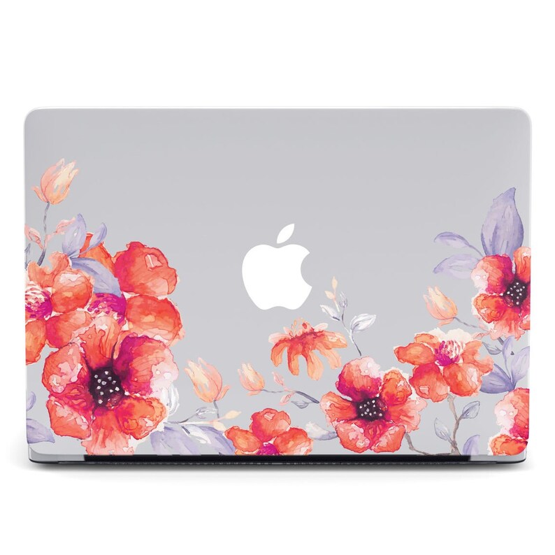 macbook floral case