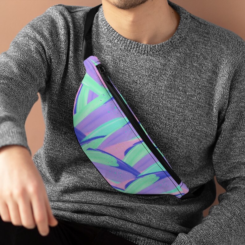 Bubble Gum Design Hipster Bag Fanny Aesthetic Pack Super Handy Everyday Use Unisex Hippie Colorful Tourist Documents Bag KB00052/_24