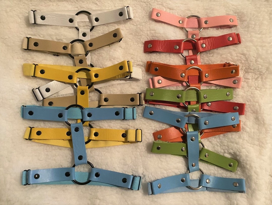 Pair of O Ring Thigh Garters, Garters, Leg Garters, Thigh Garters