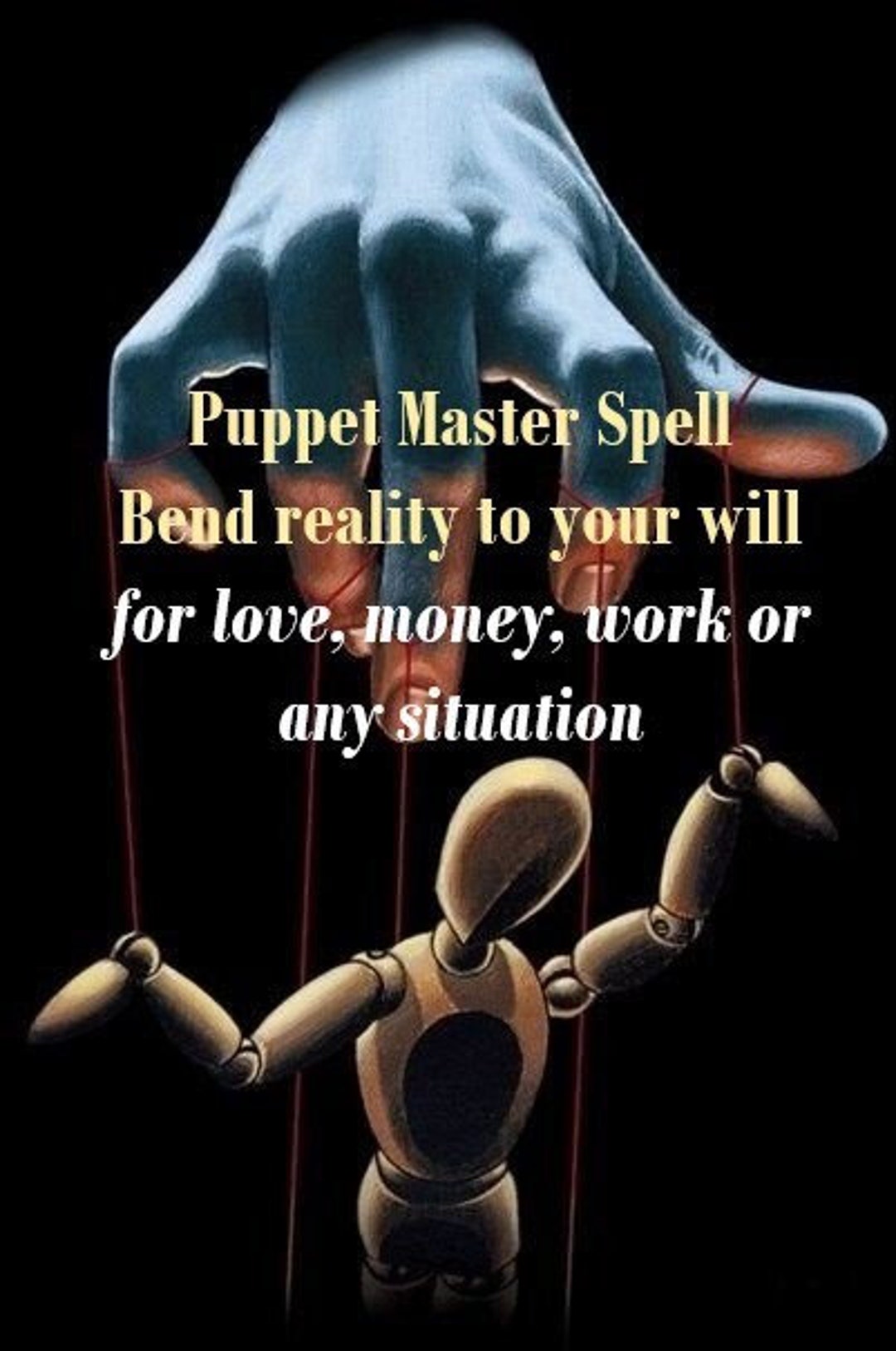 Puppet Master Spell Reality Bending Spell Love Spell Etsy