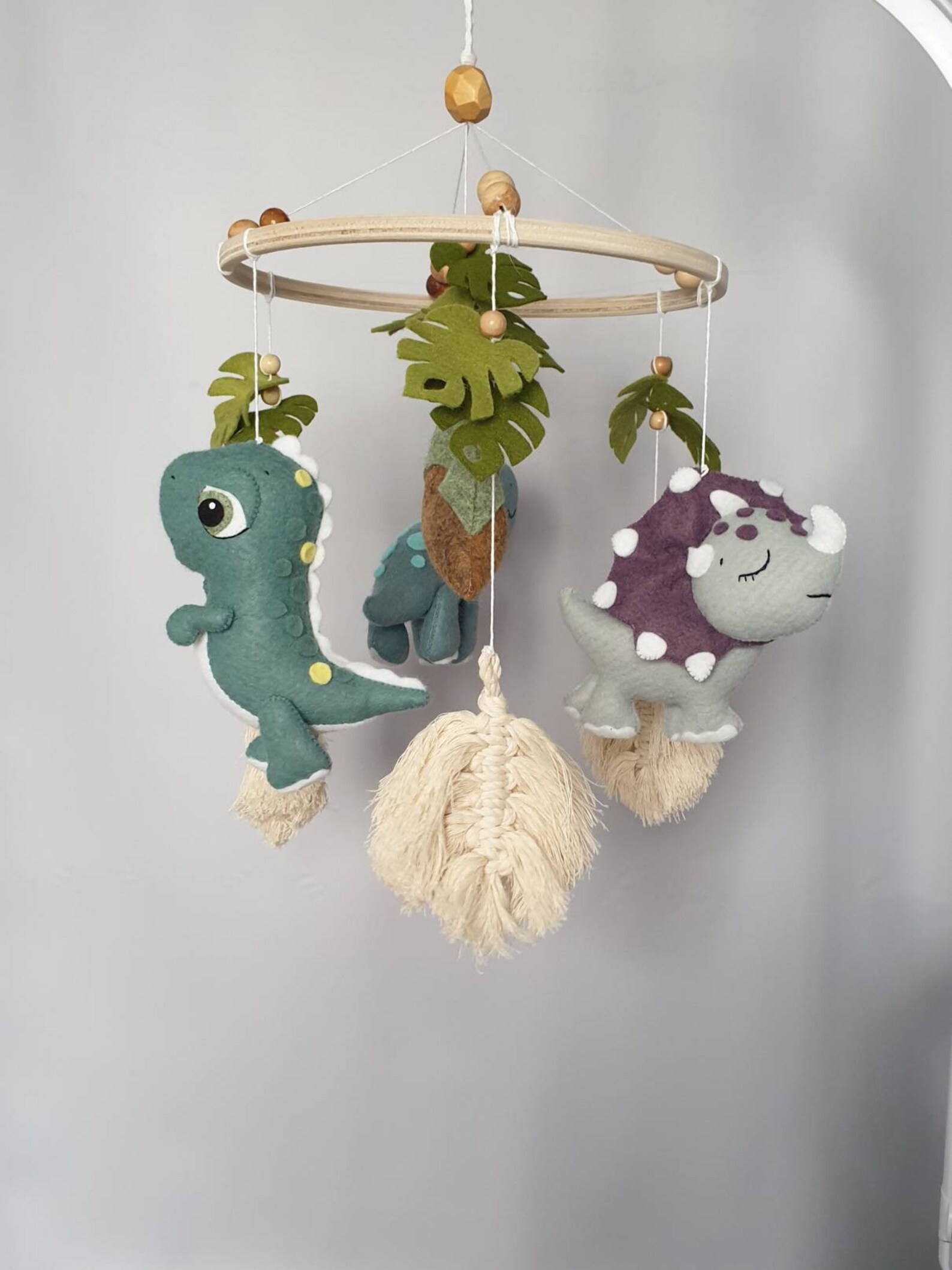 Crib baby mobile for dinosaur nursery decor Etsy