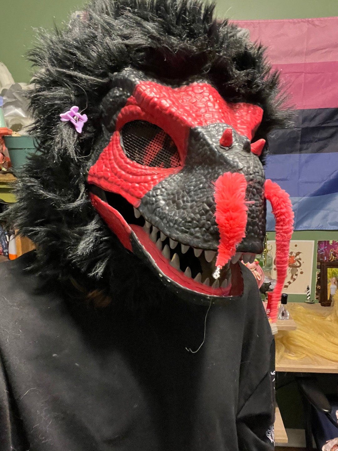 Dino Mask Commissions please Read Description Etsy