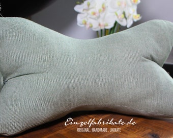 Green Structure Reading Pillow - Cuddly Pillow - Reading Bone - Eco-Tex 100 Certificate + High Quality and Anti-Allergic Filling - Hand Stitched -