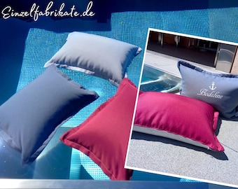 Pool and swimming cushions high quality personalized, swimming and lounge cushions handmade from fabric - in many sizes and colors, boat and yacht