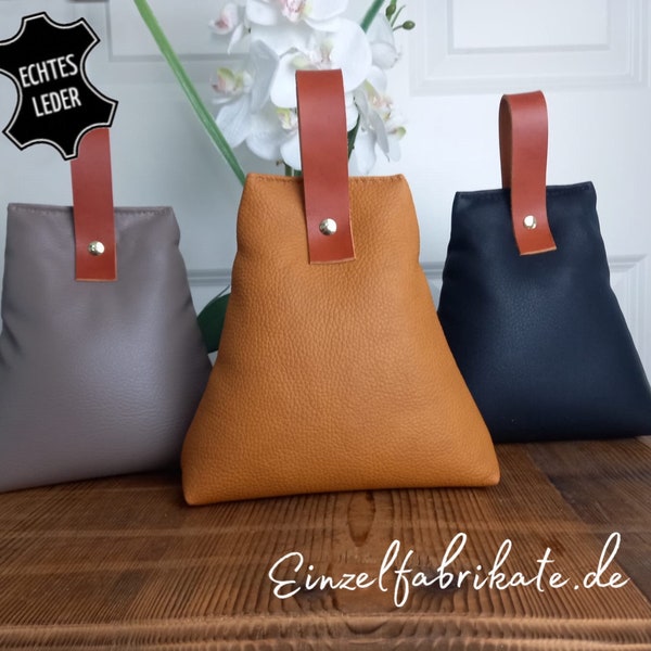 Leder Türstopper inkl. Füllung- Leder Riemen - Handmade - schwere Ausführung -Stoppt das Türschlagen- Fester Möbelstoffe -