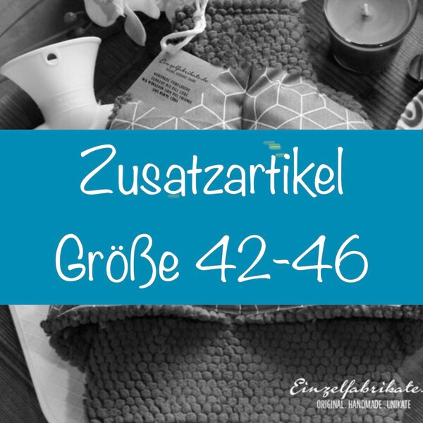 Zusätzliche Option Fuswärmflasche Größe 42-46