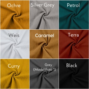 Hochwertiges Hundehalstuch NEU mit Gummizug aus Musselin, personalisiert bestickt , über 30 Farben auch zweifarbiges Hundehalstuch. Bild 7