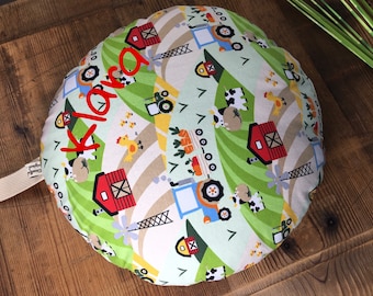 Kinder Bodenkissen / aus hochwertiger Baumwolle, mit Namen personalisierbar, Bodenkissen Kissen, Sitzkissen für den Kindergarten….