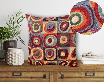 High-quality woven colorful decorative cushion-CUSTOM MADE, elaborate and high-quality many sizes, unusual couch cushion