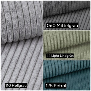 High-quality chair cushions made of wide corduroy, all sizes and custom dimensions. Firm foam 3-5 cm robust high-quality corduroy. With or without cord image 8