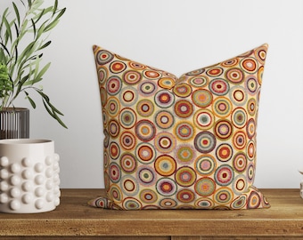 High-quality decorative cushions - circles - CUSTOM MADE, elaborate and high-quality many sizes, unusual couch cushions