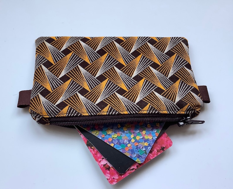 African wax fabric little wallet African wax fabric Small wallet