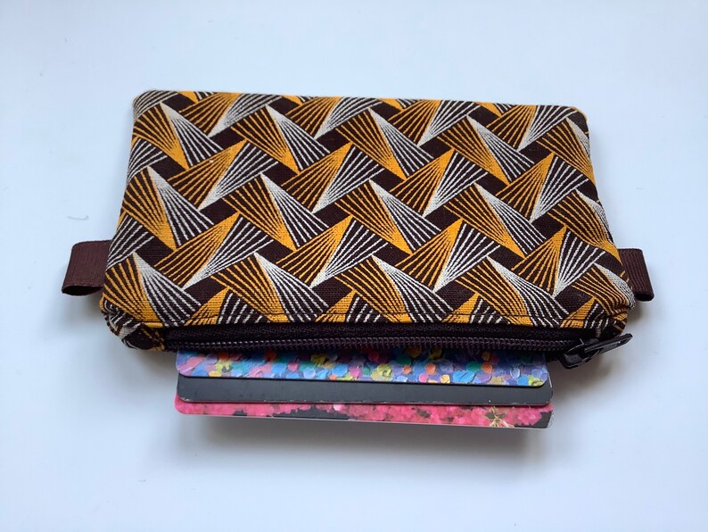 African wax fabric little wallet African wax fabric Small wallet