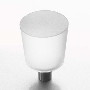 Furniture knob glass stainless steel 30 mm - 11406 30 fr