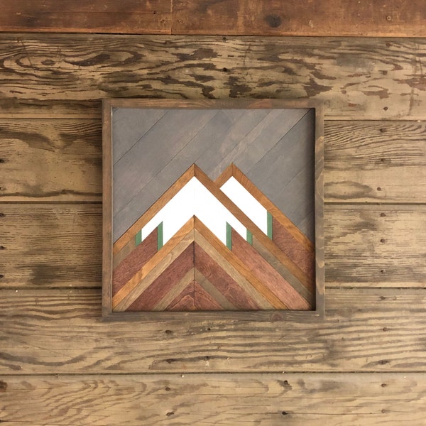 Mountain Wood Art