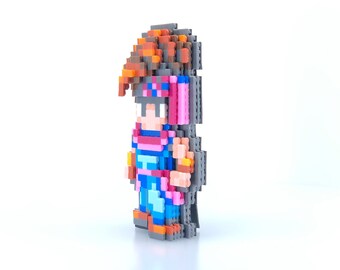 SNES Bead Sprite Standup Pixel Art Yoshi 3D Perler Bead Figure Retro Super Mario World Yoshi/'s Island Inspired Video Game