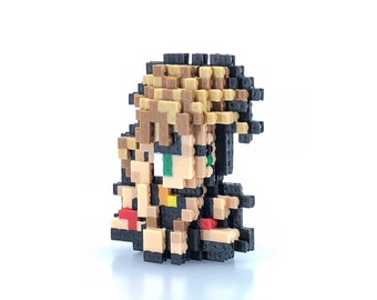 Gau Figure 3D Standup - Final Fantasy VI 6 Inspired - Pixel Art - Perler Bead - Bead Sprite - SNES - Video Game