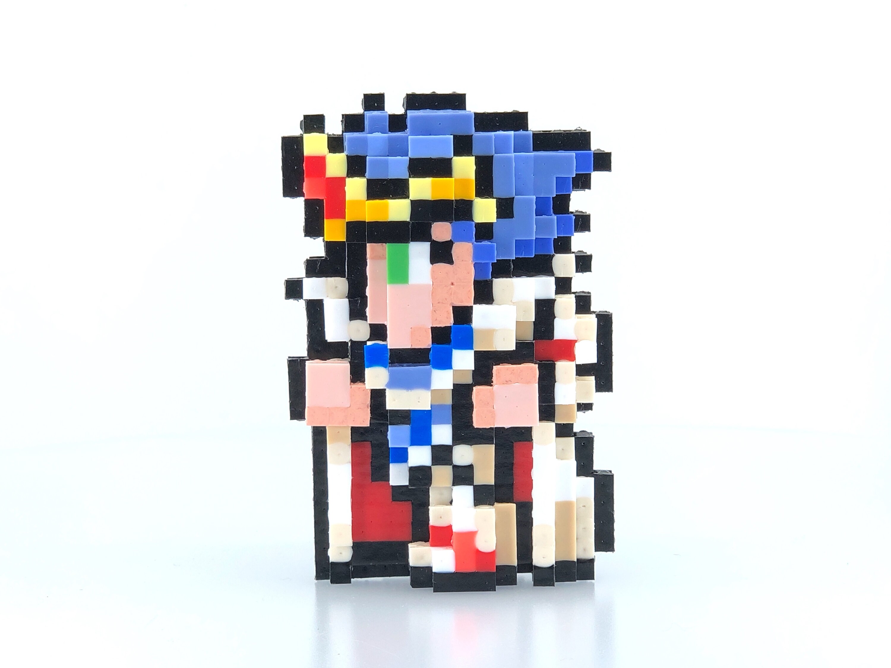 Cecil Figure 3D Standup - Final Fantasy IV 4 Inspired - Pixel Art