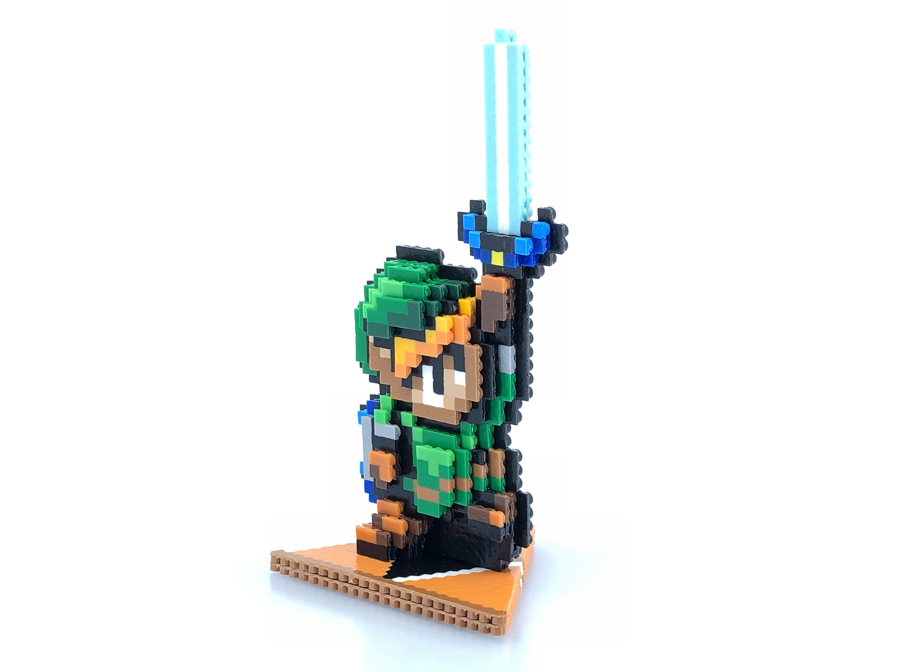 DIY Legend Of Zelda Building Blocks BOTW Figure Mini Blocks Zelda Pixel Art Zelda  Gifts - RegisBox, link from zelda pixel