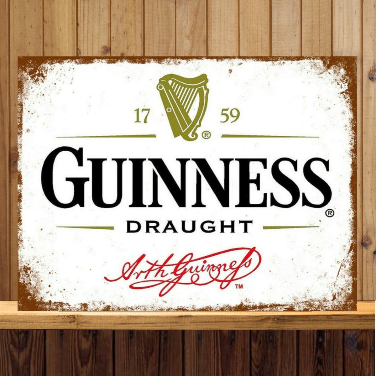 Guinness Metal Beer Sign 2 Sizes Available Ideal for Etsy UK